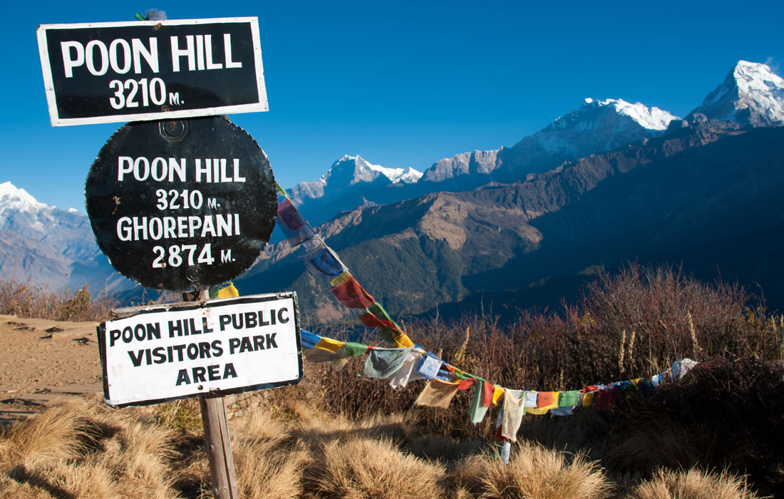 Ghorepani Poon Hill Sunrise Route