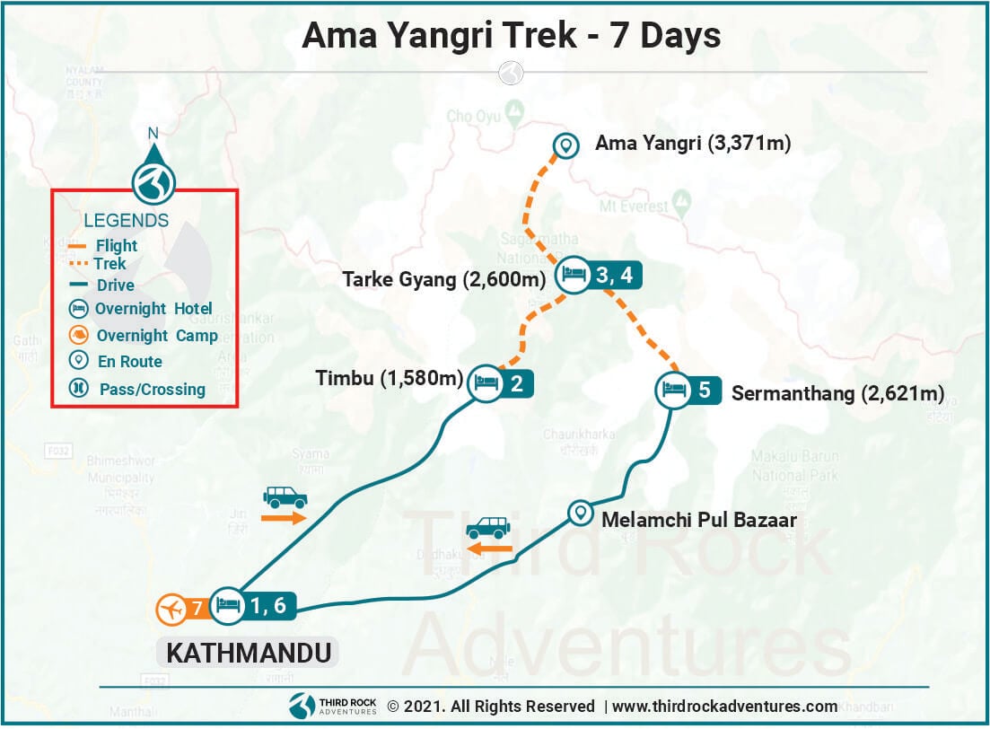 ama yangri trek route map