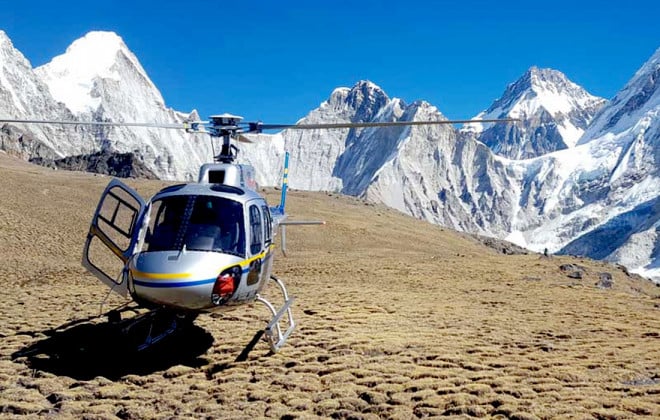 gorekshep-to-lukla-helicopter