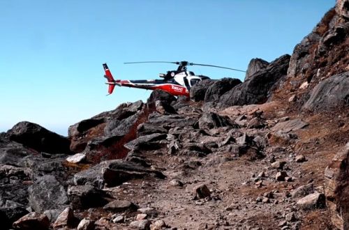 Helicopter to Gosaikunda