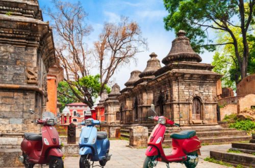 Vespa Riding in Kathmandu