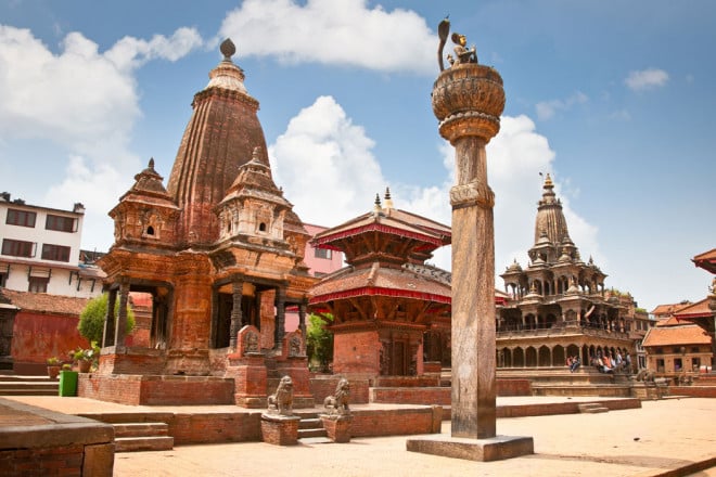 Patan Durbar Square in Kathmandu Valley