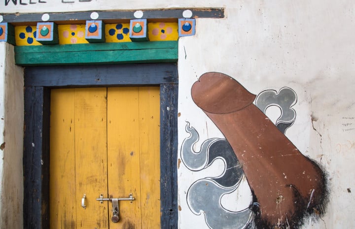 Why is Bhutan so obsessed with phallic symbols?